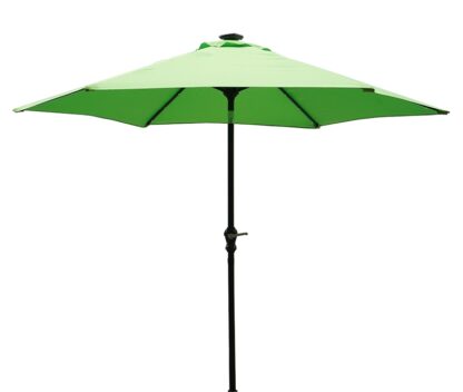 Seasonal Trends 59489 Tilt Umbrella, 92.9 in H, 107.9 in W Canopy, 107.9 in L Canopy, Round Canopy, Steel Frame