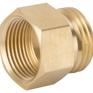 Landscapers Select GHADTRS-6 Hose Connector, 3/4 x 3/4 in, MNH x FNPT, Brass, Brass