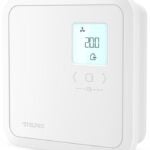 Stelpro ST402PFF Programmable Electronic Thermostat, 120/208/240 V, 4000 W, Thermistor Sensor, White, 1/EA