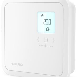 Stelpro ST402PFF Programmable Electronic Thermostat, 120/208/240 V, 4000 W, Thermistor Sensor, White, 1/EA