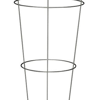 Panacea 89723 Tomato Cage, 12 in Dia, 33 in H, Steel, Galvanized Sells in Quantity of 25