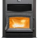 Ashley Hearth AP5622-P Pellet Stove with 170 lb Hopper, 25-1/2 in W, 25-1/2 in D, 40.4 in H, 50,000 Btu/hr Heating