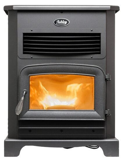 Ashley Hearth AP5622-P Pellet Stove with 170 lb Hopper, 25-1/2 in W, 25-1/2 in D, 40.4 in H, 50,000 Btu/hr Heating