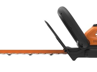 Worx WG261 Hedge Trimmer, Battery Included, 20 V, Lithium-Ion, 3/4 in Dia x 22 in L Cutting Capacity, D-Grip Handle