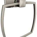 Moen Boardwalk Series Y3286BN Towel Ring, Aluminum/Zinc, Brushed Nickel, Wall Mounting