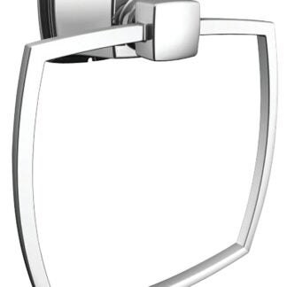 Moen Boardwalk Series Y3286CH Towel Ring, Aluminum/Zinc, Chrome, Screw Mounting