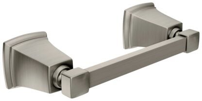 Moen Boardwalk Series Y3208BN Pivoting Toilet Paper Holder, Stainless Steel/Zinc, Brushed Nickel, Surface Mounting