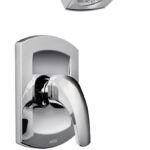 Moen Zarina Series 82533 Tub and Shower Faucet, 2 gpm Showerhead, 1-Handle, Metal, Chrome Plated