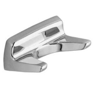 Moen Contemporary Series 2030 Robe Hook, 2-Hook, Zinc, Polished Chrome, Screw Mounting