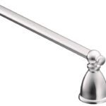 Moen Caldwell Series Y3118CH Towel Bar, 18 in L Rod, Aluminum/Zamac, Chrome, Surface Mounting