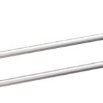 Moen Caldwell Series Y3122CH Double Towel Bar, 24 in L Rod, Aluminum/Zamac, Chrome, Surface Mounting