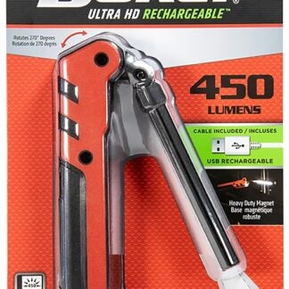 Dorcy Ultra HD Series 41-4343 Flashlight/Work Light, Lithium-Ion, Rechargeable Battery, LED Lamp, 450 Lumens