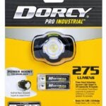 Dorcy Pro 41-2020 Headlamp, AAA Battery, Alkaline Battery, 275 Lumens, 57 m Beam Distance, 7 hr Run Time, Black