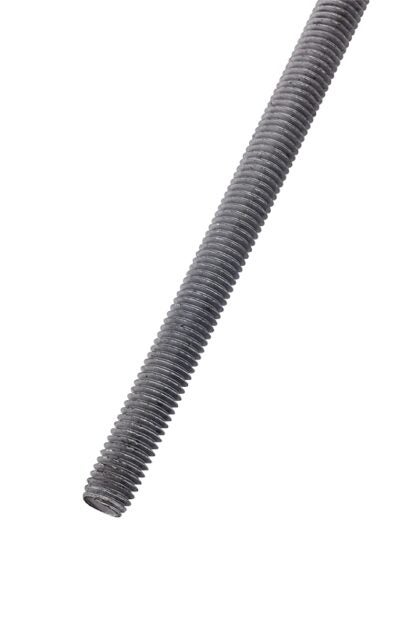 National Hardware N825-008 Threaded Rod, 72 in L, A Grade, Steel, Galvanized, UNC Thread, 2/PK