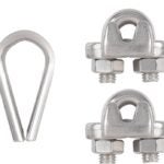 National Hardware N100-345 Cable Clamp Kit, Stainless Steel