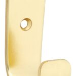 National Hardware Cooper Series N337-902 Multi-Purpose Hook, 125 lb, Brushed Gold