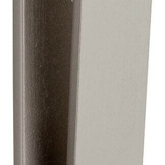 National Hardware Reed N336-704 Door Knocker, Aluminum, Satin Nickel, 1/8 in Mounting Hole