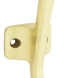 National Hardware Powell N337-914 Angled Hook, 60 lb, Aluminum, Brushed Gold