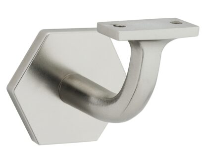 National Hardware Powell N830-535 Handrail Bracket, 150 lb, Steel/Zinc, Satin Nickel