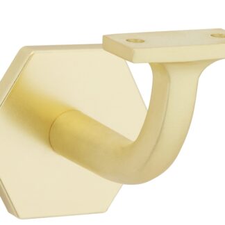 National Hardware Powell N830-534 Handrail Bracket, 150 lb, Steel/Zinc, Brushed Gold