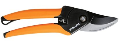 Fiskars 379451-5001 Pruner, 5/8 in Cutting Capacity, Carbon Steel Blade, Bypass Blade, Composite Handle