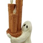 Santas Forest 89926 LED Ghost Candles, 12-1/2 in H, Resin, White, Internal Light, Indoor Sells in Quantity of 8