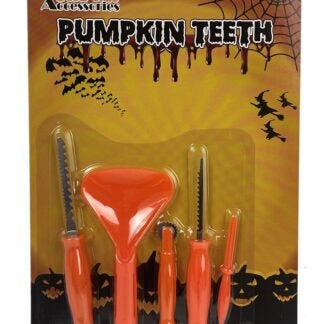 Santas Forest 19913 Pumpkin Carving Kit, Plastic, Orange, Indoor, Outdoor