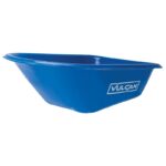 Vulcan TRAY-PH6-S-OR Wheelbarrow Tray, 31 in L, 31 in W, 6 cu-ft, High-Density Polyethylene, Blue