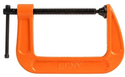 C-CLAMP ADJ STEEL ORANGE 4IN