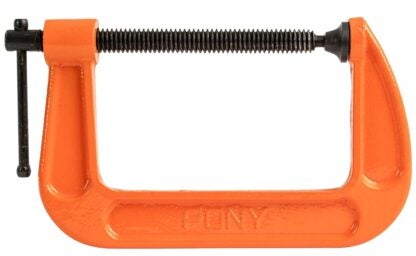 C-CLAMP ADJ STEEL ORANGE 5IN