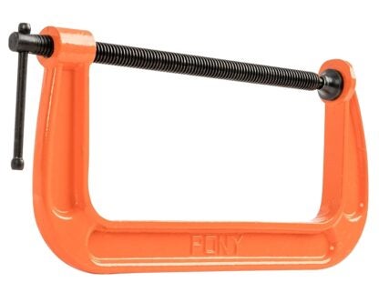 C-CLAMP ADJ STEEL ORANGE 8IN