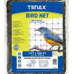 Tenax 2A220063 Protective Netting, 100 ft L, 7 ft W, Square Mesh, 3/4 in Mesh, Polypropylene, Black