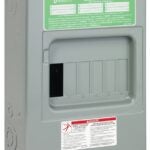 Square D Homeline CHOM612L100SCP Load Center, 100 A, 6 -Space, 12 -Circuit, 6 -Circuit Breaker, NEMA 1 Enclosure