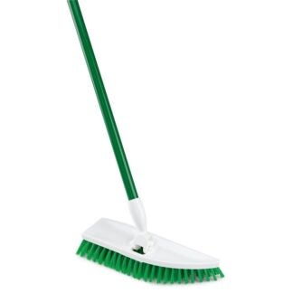 Libman 5032 No Knees Floor Scrub, PET, Green, 53.63 in OAL, Green