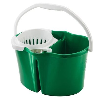 Libman 5041 Clean and Rinse Bucket, 4 gal, Polypropylene, Green