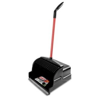 Libman 5081 Large Scoop Dustpan, 30 lb, 14-1/4 in L, 16-1/2 in W, Polypropylene, Black