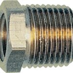 Tru-Flate 21-535 Air Hose Bushing, 1/4 x 3/8 in, FNPT x MNPT, Brass