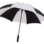 Diamondback UMB-10A Golf Umbrella, Round Canopy, Polyester Fabric, Black/White Fabric, 29 in OAH Sells in Quantity of 24