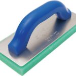 Marshalltown 46G Masonry Float, 9-1/2 in L Blade, 4 in W Blade, 3/4 in Thick Blade, Fine Cell Plastic Foam Blade