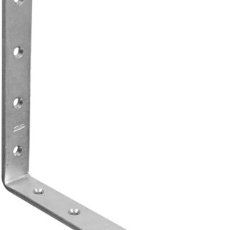 National Hardware 115BC Series N220-186 Corner Brace, 10 in L, 1-1/4 in W, 10 in H, Steel, Zinc, 1/4 Thick Material