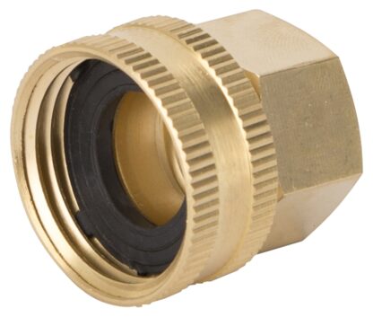 Landscapers Select GHADTRS-8 Swivel Hose Connector, 1/2 x 3/4 in, FNPT x FNH, Brass, Brass