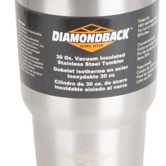 Diamondback BP-Y01O Vacuum Insulated Tumbler, 30 oz Capacity, Stainless Steel, Insulated Sells in Quantity of 4