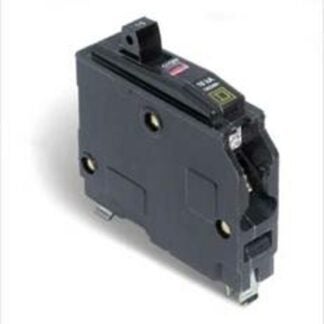 Square D QO QO120CP Circuit Breaker, Mini, 20 A, 1 -Pole, 120/240 VAC, 48 VDC, Fixed Trip, Plug Mounting