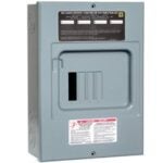 Square D Homeline QO6L100S Load Center, 100 A, 6 -Space, 6 -Circuit, Main Lug, Surface Mounting