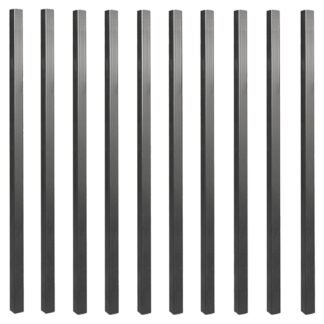 Nuvo Iron SQPS36 Tubing Baluster, 36 in L, Square, Steel, Galvanized