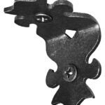 Nuvo Iron RC2 Rafter Clip, 2 in L, 1-1/2 in W, Steel, Powder-Coated, 12/PK