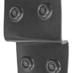 Nuvo Iron P2B7 Post to Beam Support, 6 in H, Steel, Black, Galvanized/Powder-Coated, 2/PK