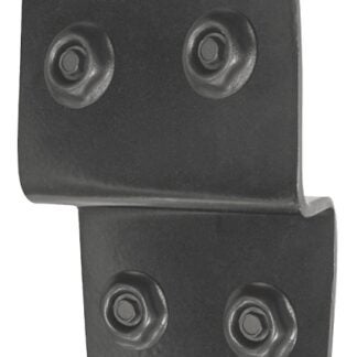 Nuvo Iron P2B7 Post to Beam Support, 6 in H, Steel, Black, Galvanized/Powder-Coated, 2/PK