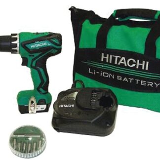 HITACHI KC10DFL2 Combination Kit, Battery Included, 12 V, 3-Tool, Lithium-Ion Battery