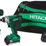 HITACHI KC18DGL Combination Kit, Battery Included, 18 V, 2-Tool, Lithium-Ion Battery